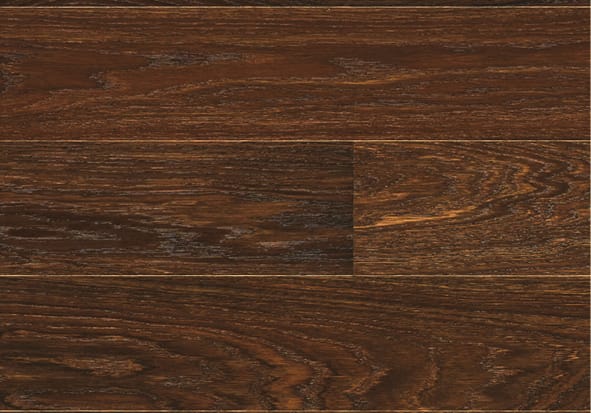 Notte Cocoa Oak Engineered Wood Flooring | Brushed & Fumed Finish
